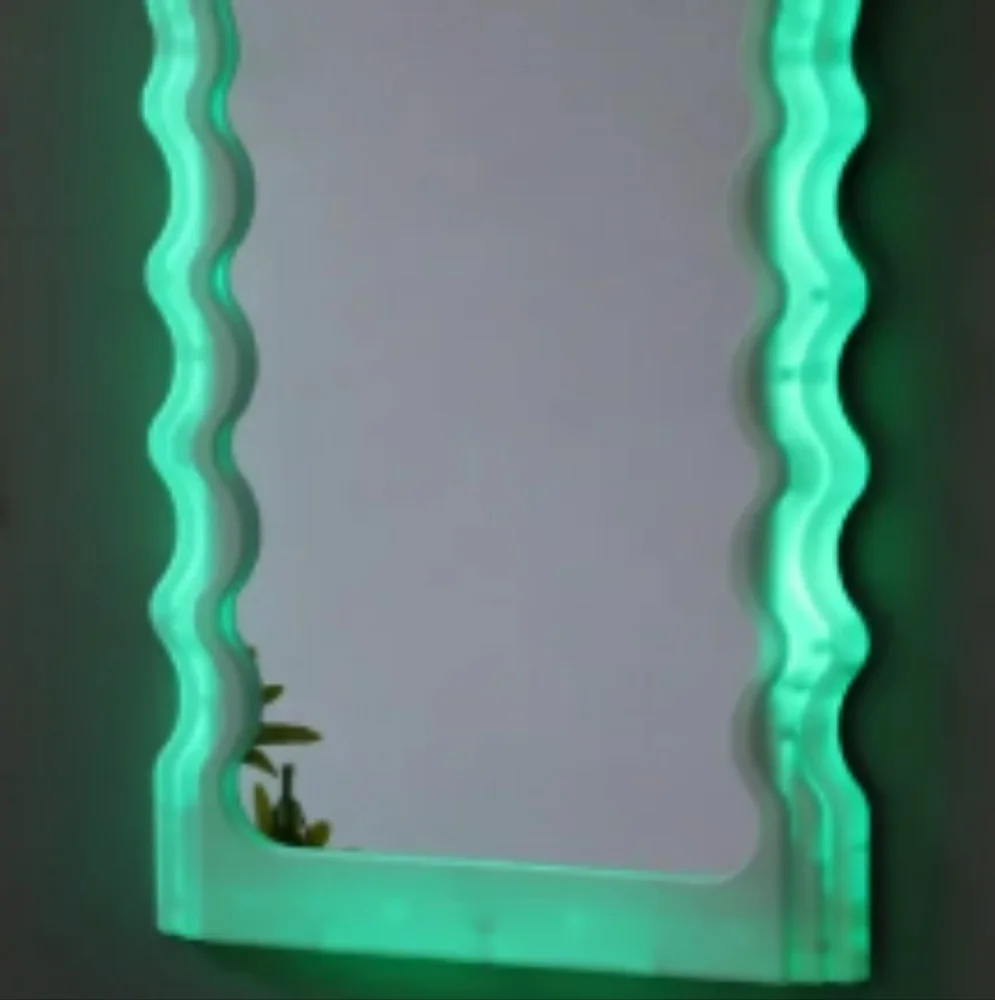 A wavey led mirror